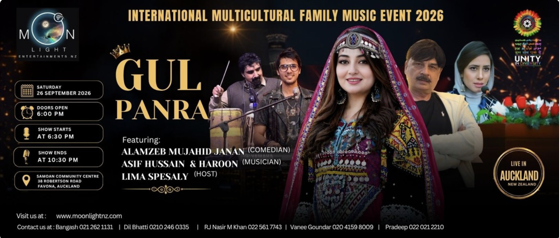 Auckland - International Multicultural Family Music Event event poster