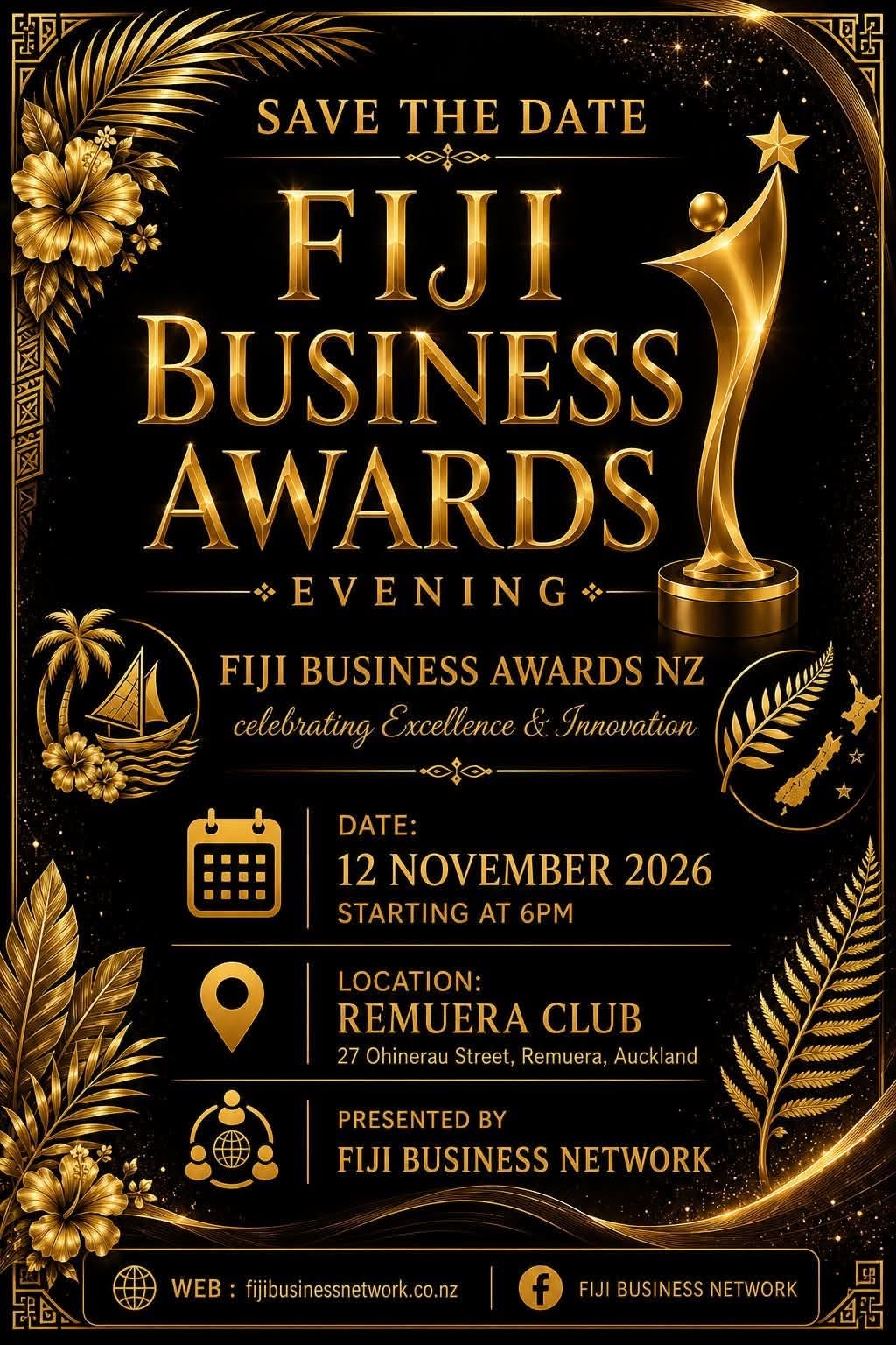 Fiji Business Awards Evening additional poster