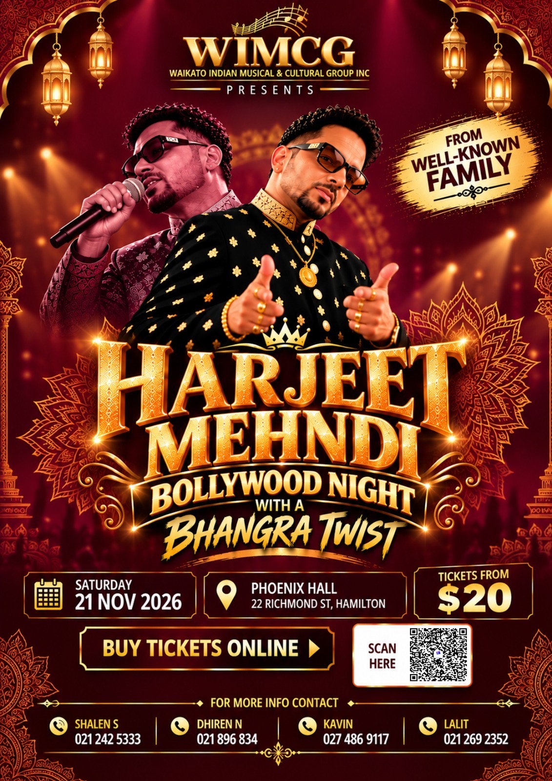 Harjeet Mehndi – Bollywood Night with a Bhangra Twist in Hamilton